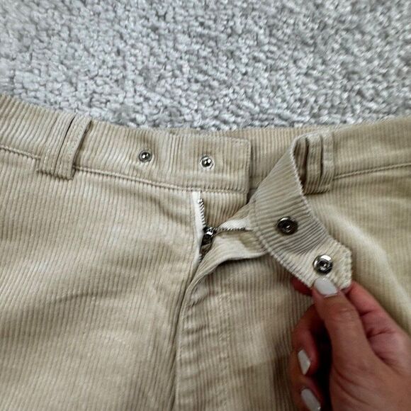 Princess Polly Uptown Corduroy High Waisted Pants Beige - Picture 9 of 13